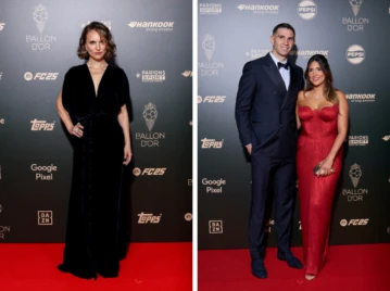 de Natalie Portman a Mandinha y Emiliano "Dibu" Martínez, los mejores looks de la gala del Balón de Oro