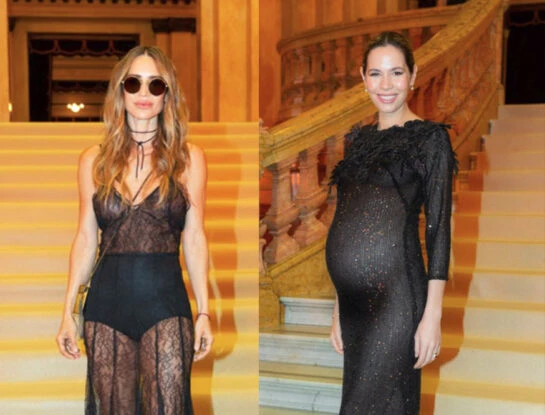 Vidriera: de María Vazquez a Elina Costantini, los looks súper glam en el desfile de Javier Saiach