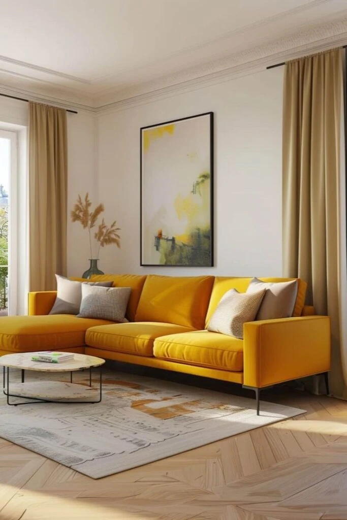 Color amarillo tendencia deco