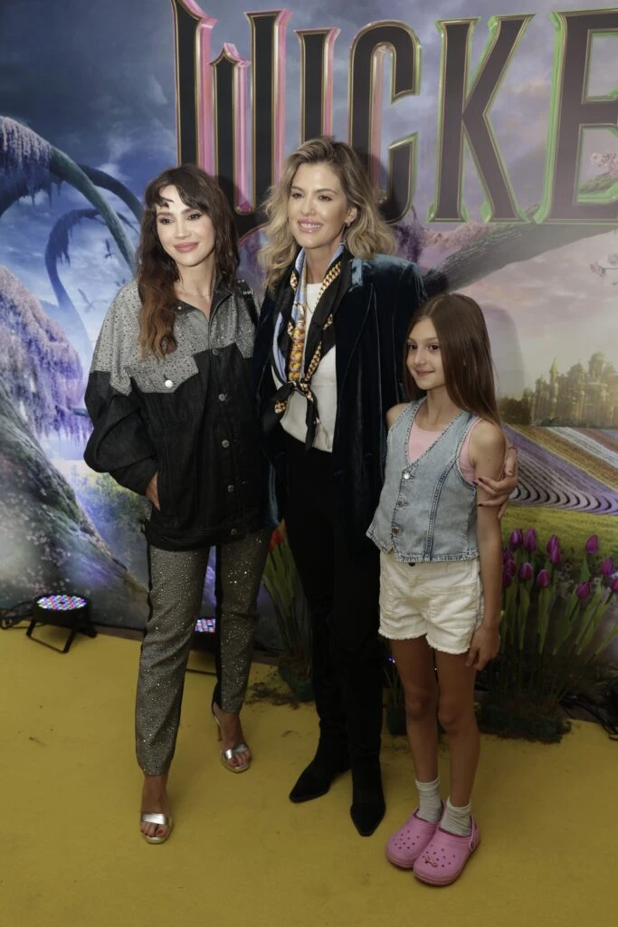 Mery del cerro y su hija, con Celeste Cid