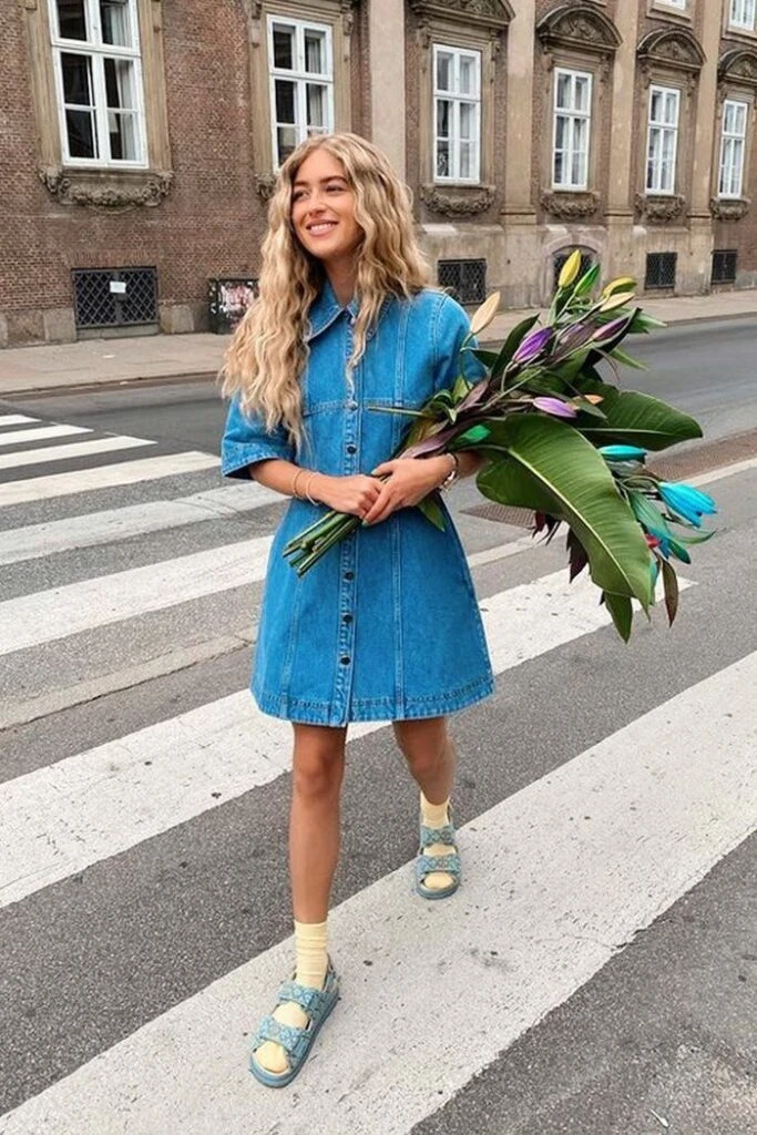  7 looks primaverales con camisa de jean