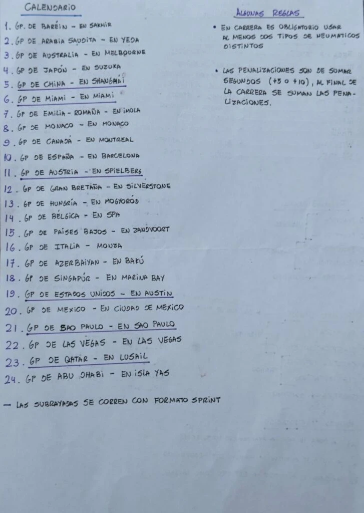 flor y tomi, machete fórmula 1