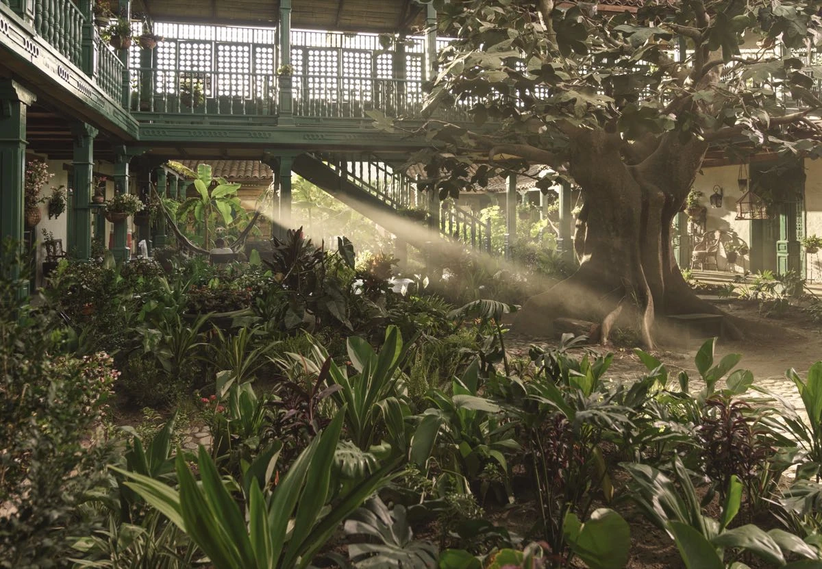 La casa de los Buendía en la serie de Netflix