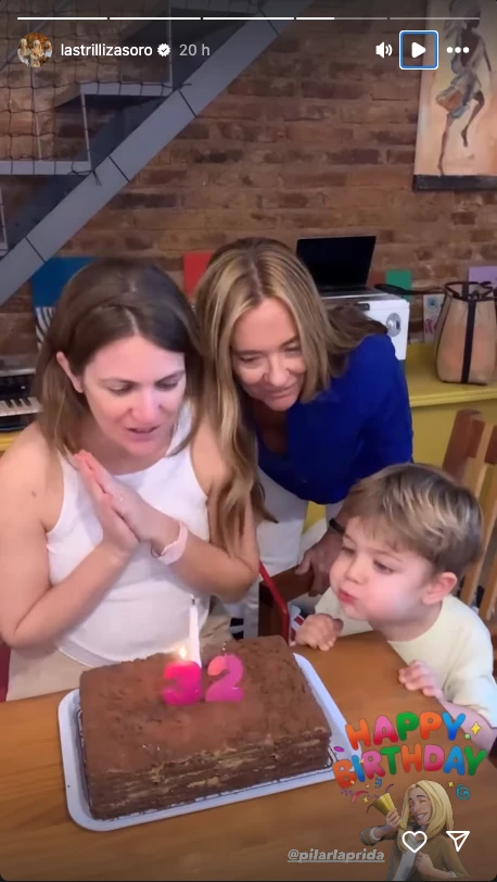 Las fotos del cumpleaños de Pilar Laprida, hija de la trilliza María Eugenia