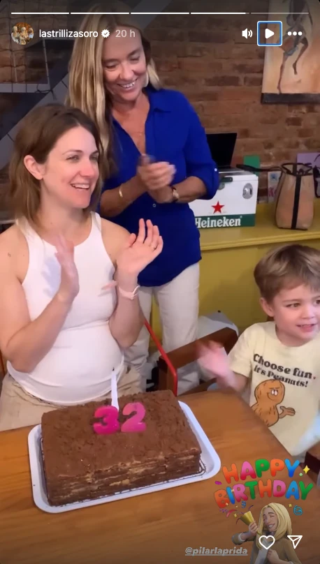 Las fotos del cumpleaños de Pilar Laprida, hija de la trilliza María Eugenia