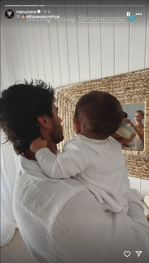 Las fotos del bautismo de Cruz