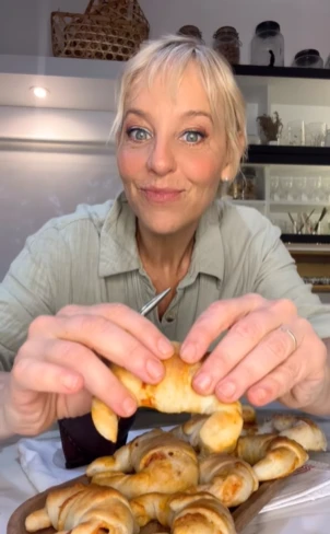 Medialunas de pizza: la receta de Jimena Monteverde ideal para tus meriendas