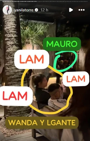 La China Suárez, Wanda Nara, L Gante y Mauro Icardi se cruzaron: qué pasó