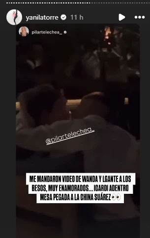 La China Suárez, Wanda Nara, L Gante y Mauro Icardi se cruzaron: qué pasó