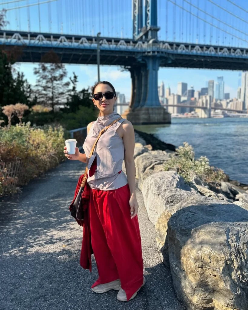 Las fotos del viaje de Thelma Fardin y Nico Riera a Nueva York