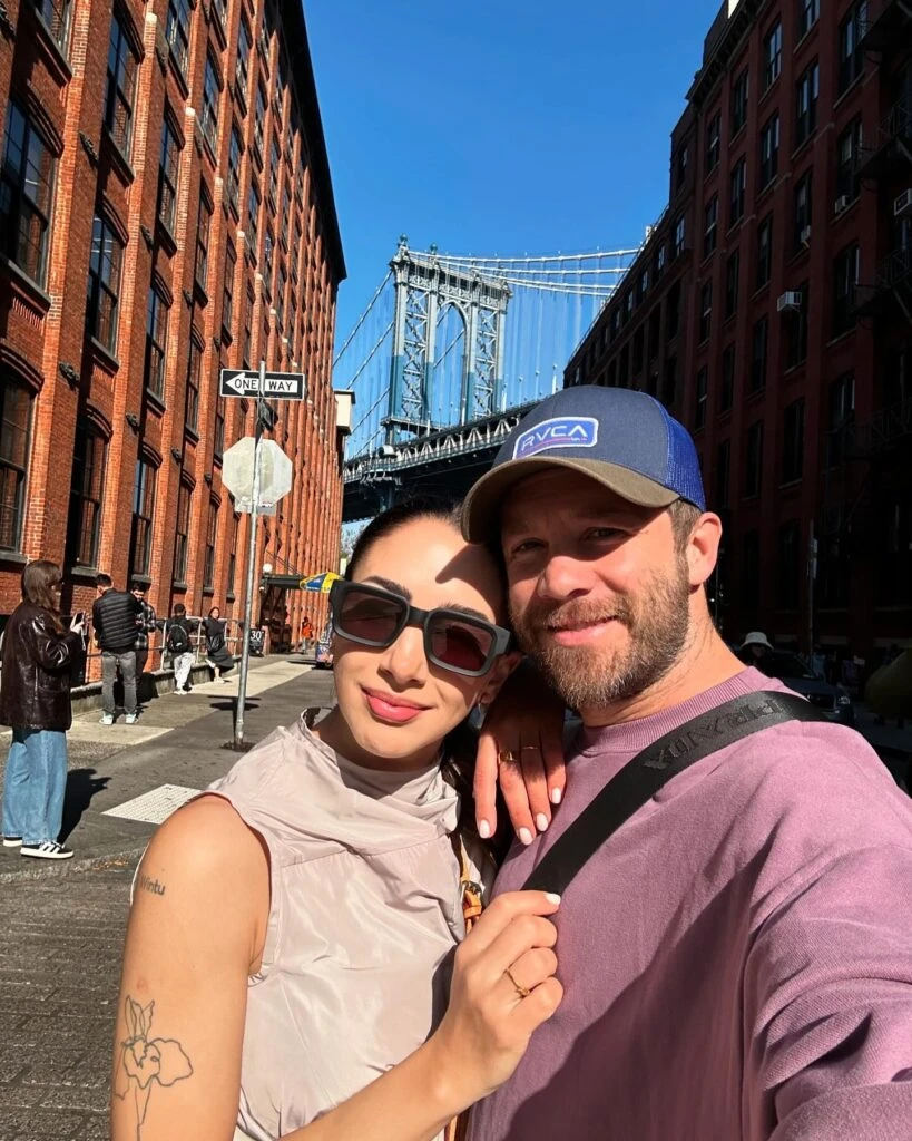 Las fotos del viaje de Thelma Fardin y Nico Riera a Nueva York
