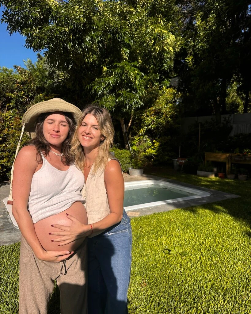 El tierno mensaje que le dedicó Mery del Cerro a Cande Vetrano a días de dar a luz: "Años de amistad"