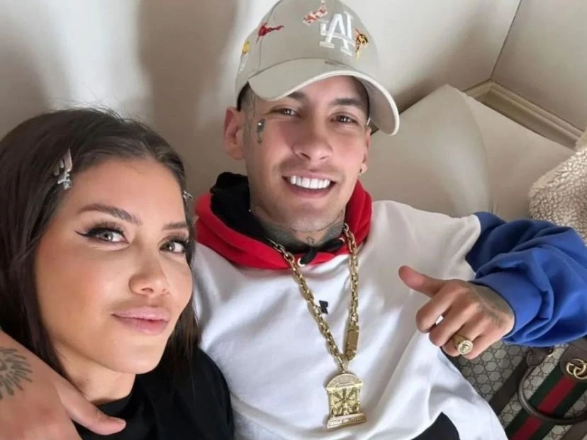 Las fotos de Wanda Nara y L-Gante rumbo a su primer viaje romántico