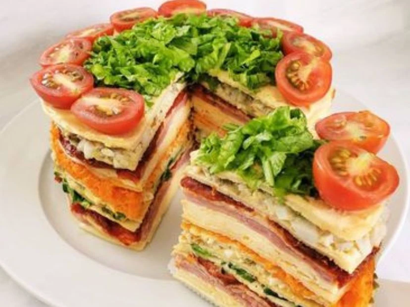 Torre de panqueques: la receta perfecta para Navidad