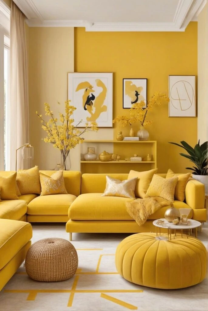 Amarillo color tendencia deco