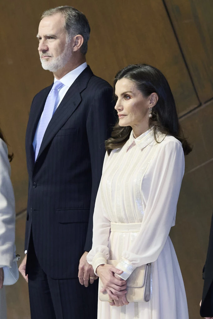 Letizia Ortiz y el rey Felipe VI