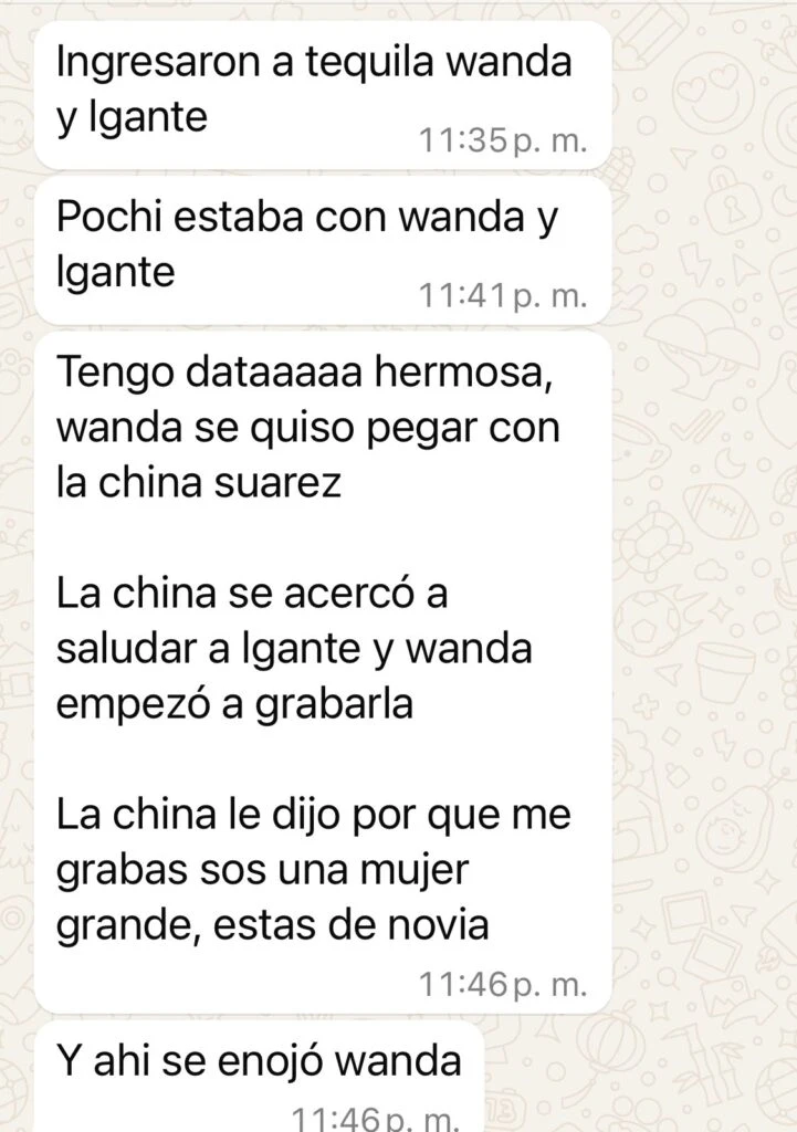 La China Suárez, Wanda Nara, L Gante y Mauro Icardi se cruzaron: qué pasó