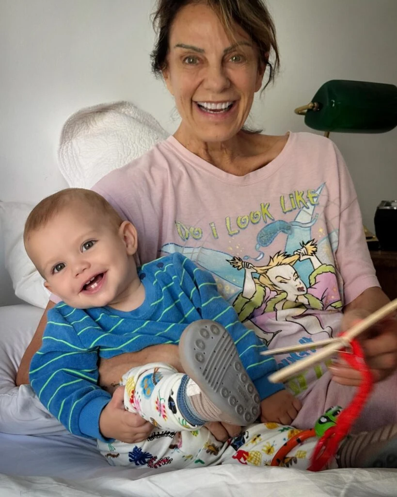 La tierna despedida de Nequi Galotti de su nieto, Simón 