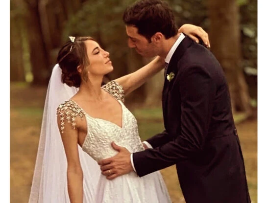 El espectacular look de novia de Milagros Blaquier en su boda con Máximo Diez: llevó un diseño de Gabriel Lage