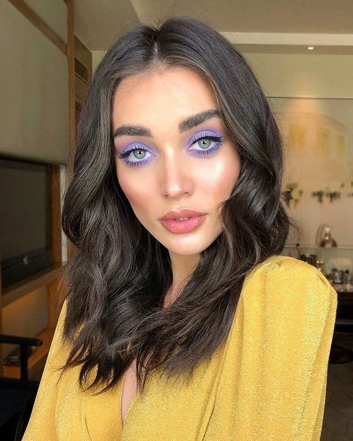 Ojos de impacto  azul, verde y violeta, los colores que conquistan la mirada