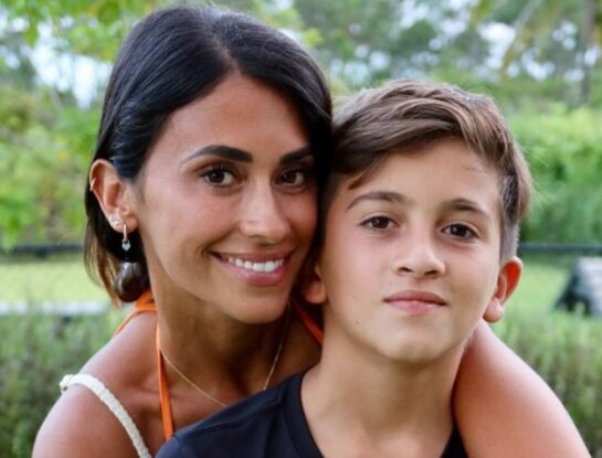 Antonela Roccuzzo compartió un tierno mensaje por el cumpleaños número 12 de Thiago Messi