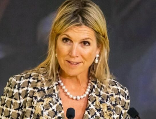 Máxima Zorreguieta deslumbró con un traje de tweed