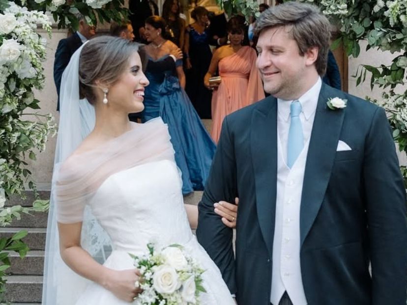 El look de novia de Taína Laurino