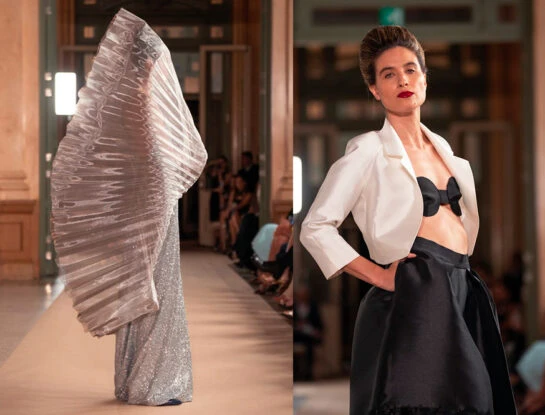 Fabián Zitta presentó en la Semana de Alta Costura una espectacular obra maestra de moda