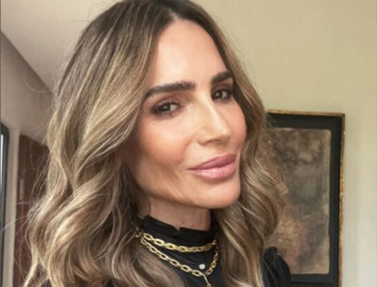 El look glam de María Vázquez en su pre cumpleaños de 50
