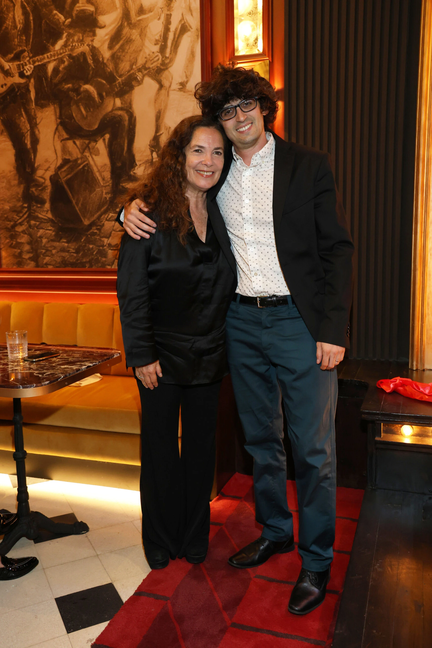 Sandra Mihanovich y Damián Mahler en la apertura de Albur Restaurant Concert