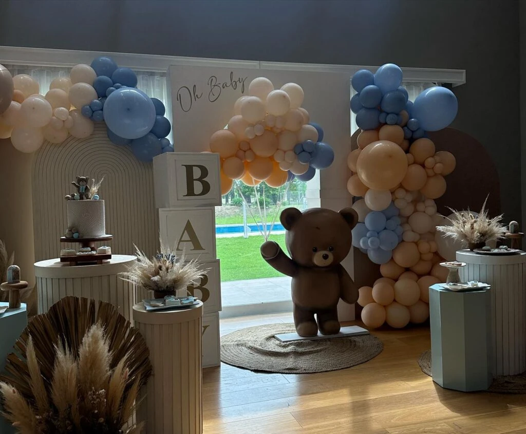 La decoración del baby shower