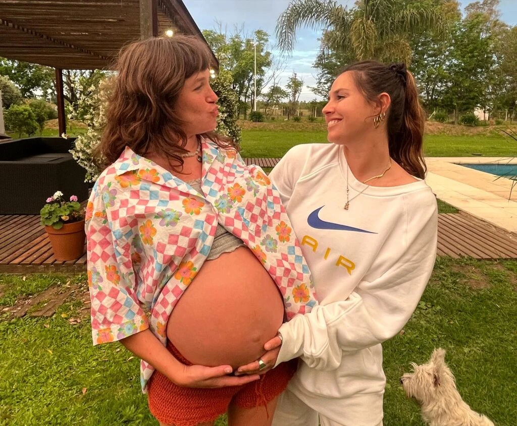 Cande Vetrano junto a su familia