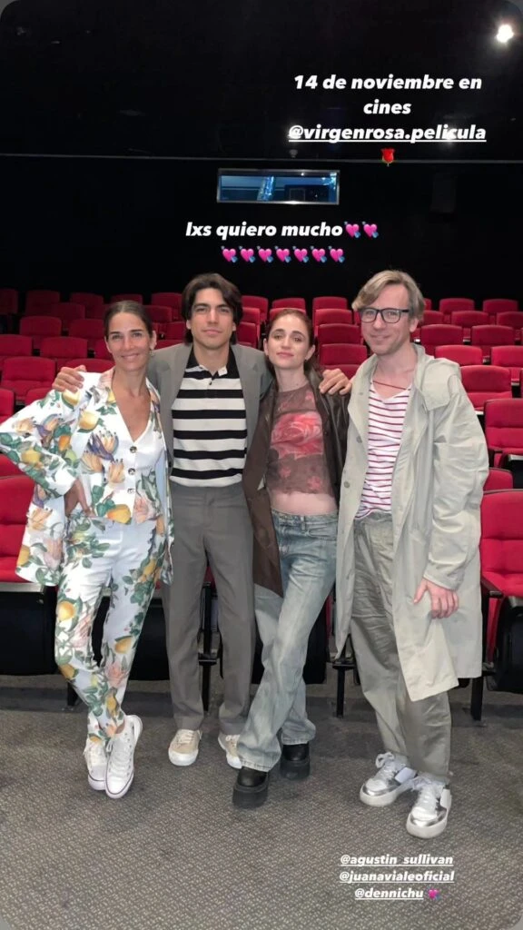 El look de Juana Viale en el junket de prensa