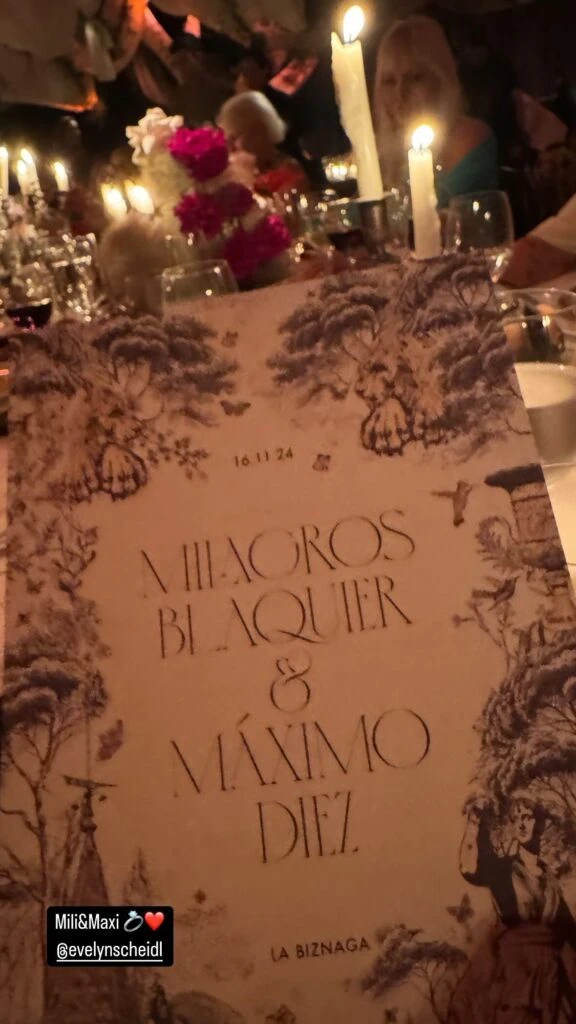 Las fotos del casamiento de Máximo Diez y MIlagros Blaquier