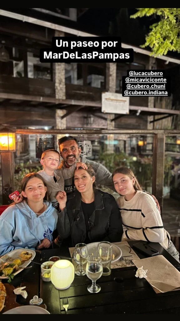 Las fotos de la escapada de la familia Cubero