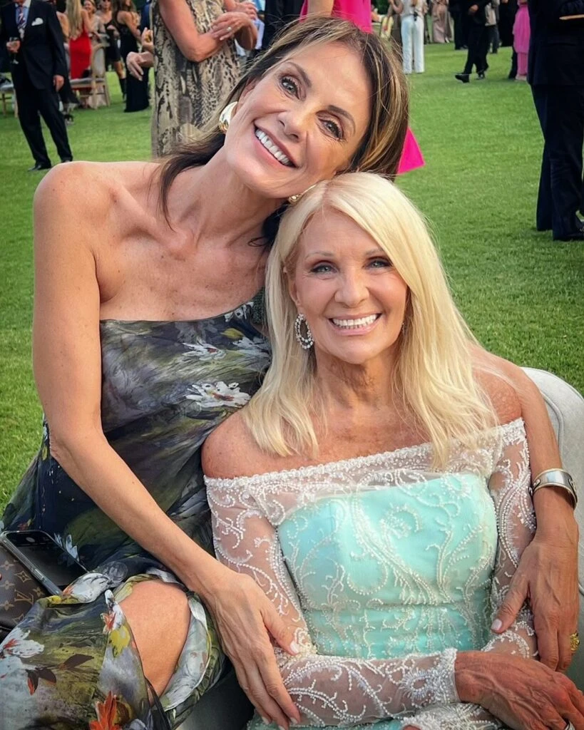 Nequi Galotti con Evelyn Scheidl, la madrina de la boda