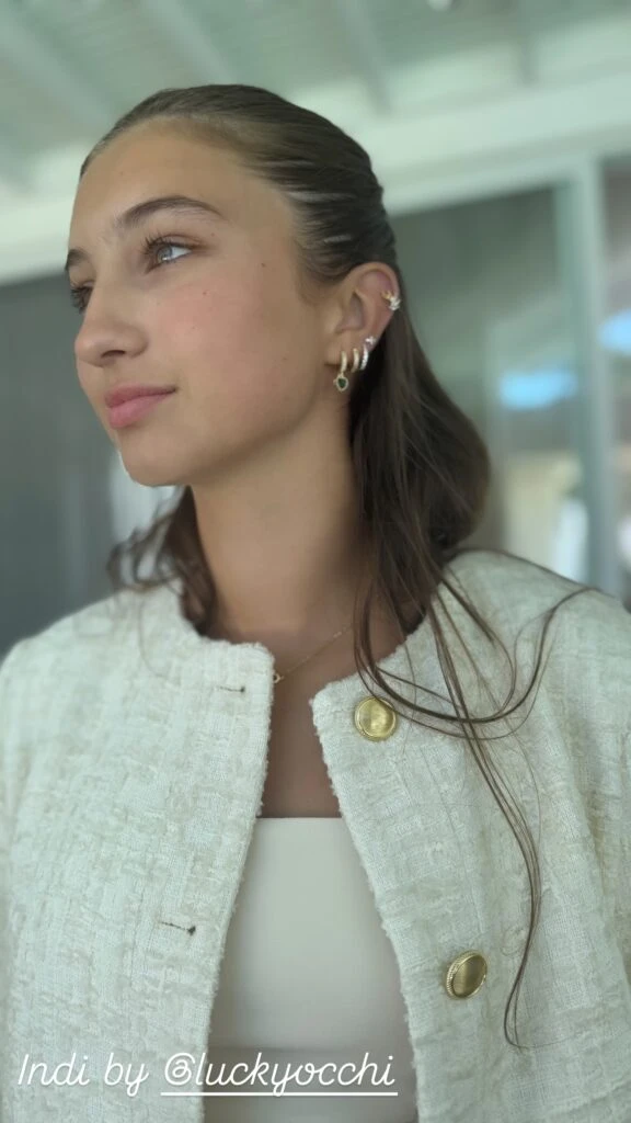 Indiana Cubero, lista para el bautismo de Cruz