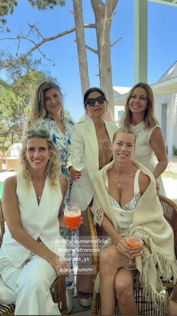 Las fotos del bautismo de Cruz