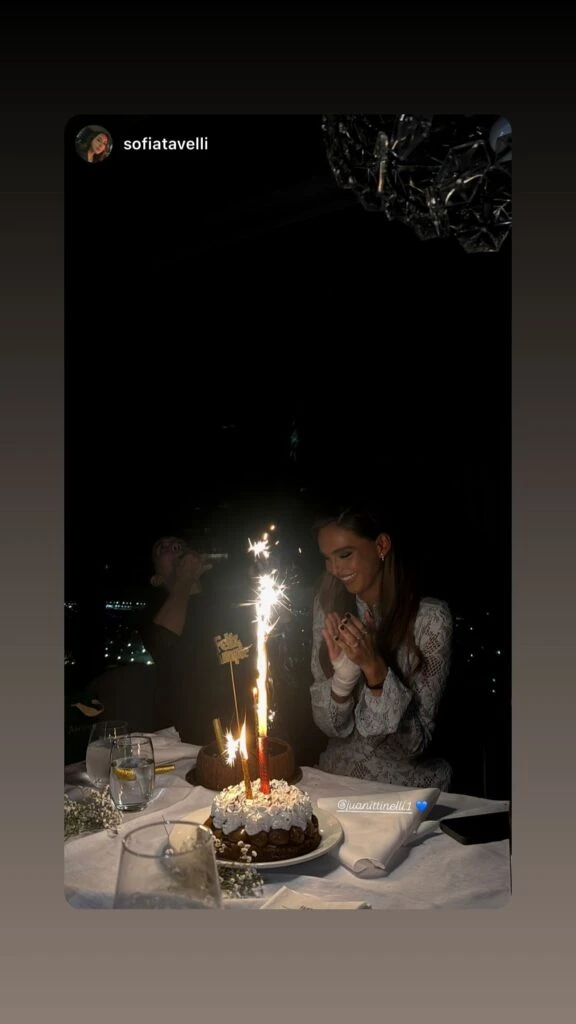 Así festejó Juana Tinelli su cumpleaños número 22