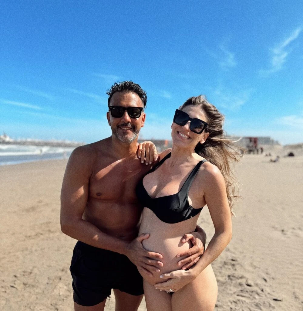 Las fotos de Macarena Rinaldi en Mar del Plata a días de ser mamá