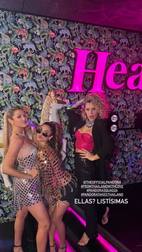 De Jimena Barón a Zaira Nara, los looks de noche de las famosas en Tailandia