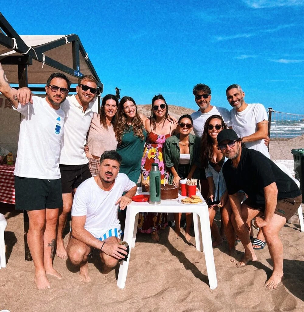 Las fotos de Macarena Rinaldi en Mar del Plata a días de ser mamá