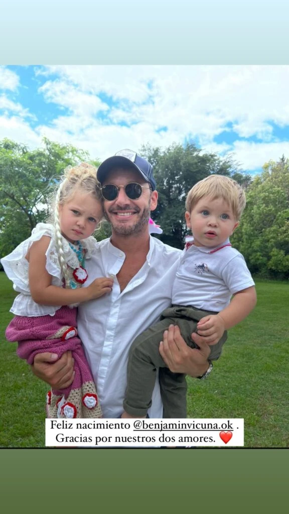 El tierno mensaje de la China Suárez a Benjamín Vicuña en su cumpleaños