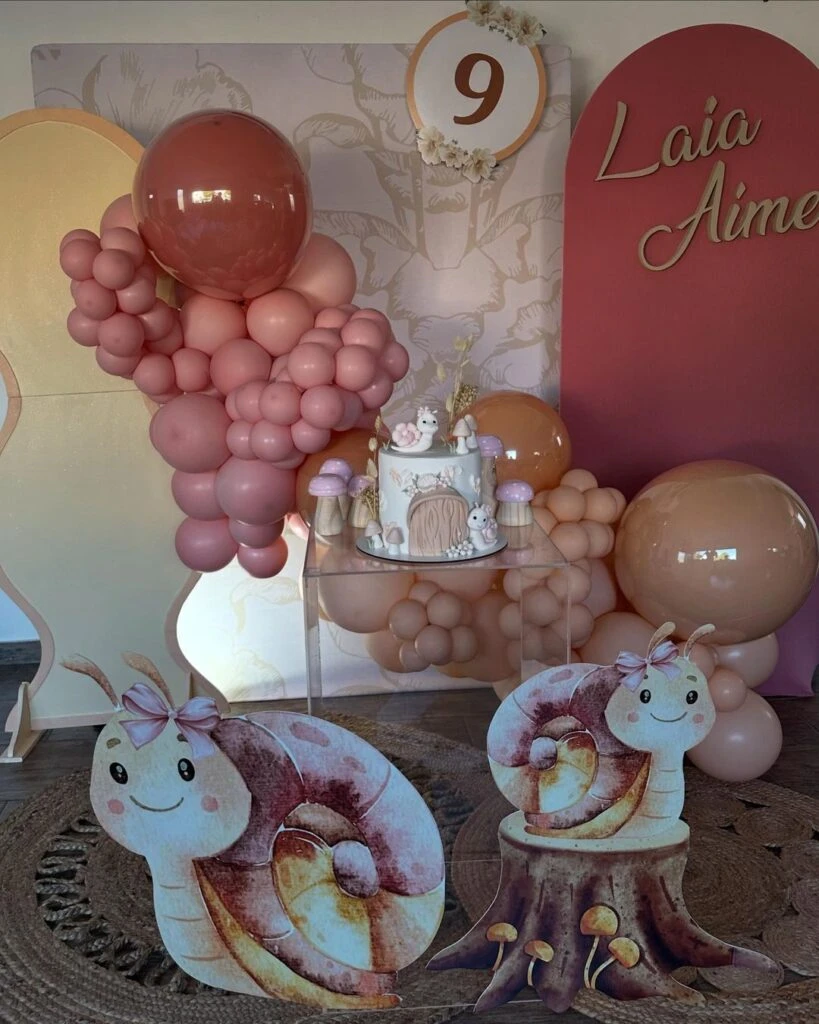 Cumplemes de Laia y Aimé, las hijas de Daniela Celis