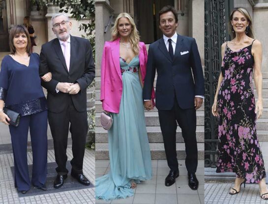 Vidriera: de Valeria Mazza a Nequi Galotti y Patricia Bullrich, los looks de los famosos en la boda de Taína Laurino y George Neuss