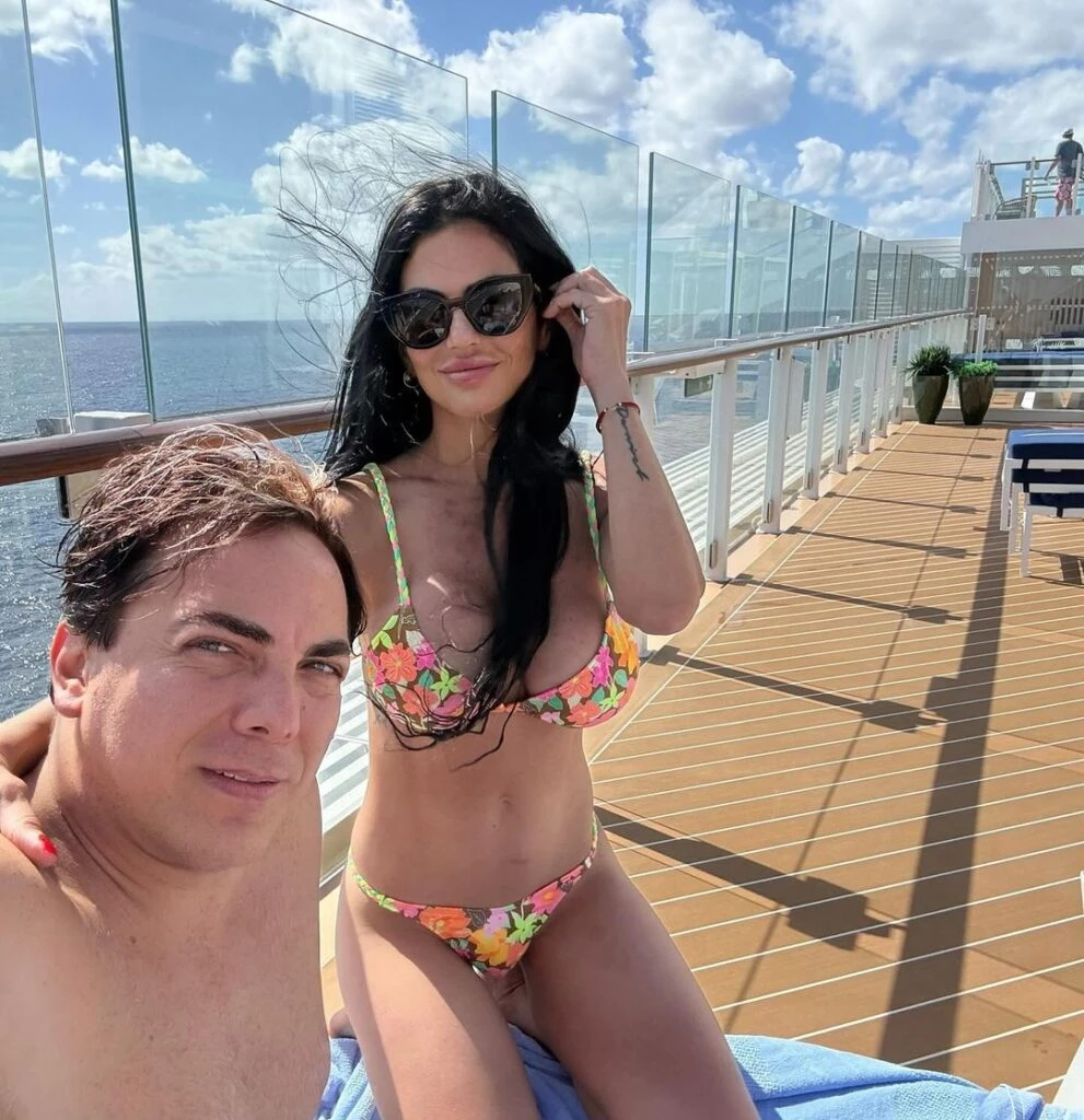 cristian castro y su novia valeria sanchez en el caribe