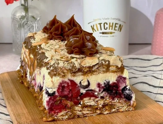 Postre helado para el finde: la receta súper original que lleva galletitas de agua