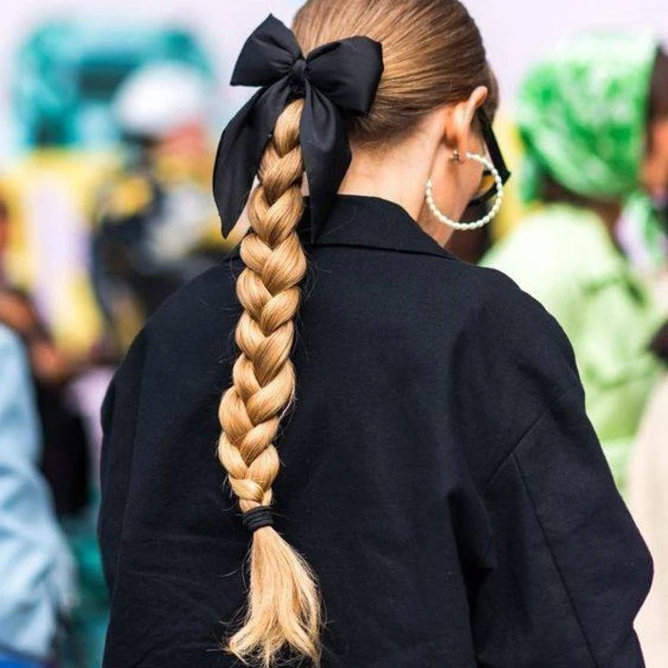 peinado de colegiala carolina herrera