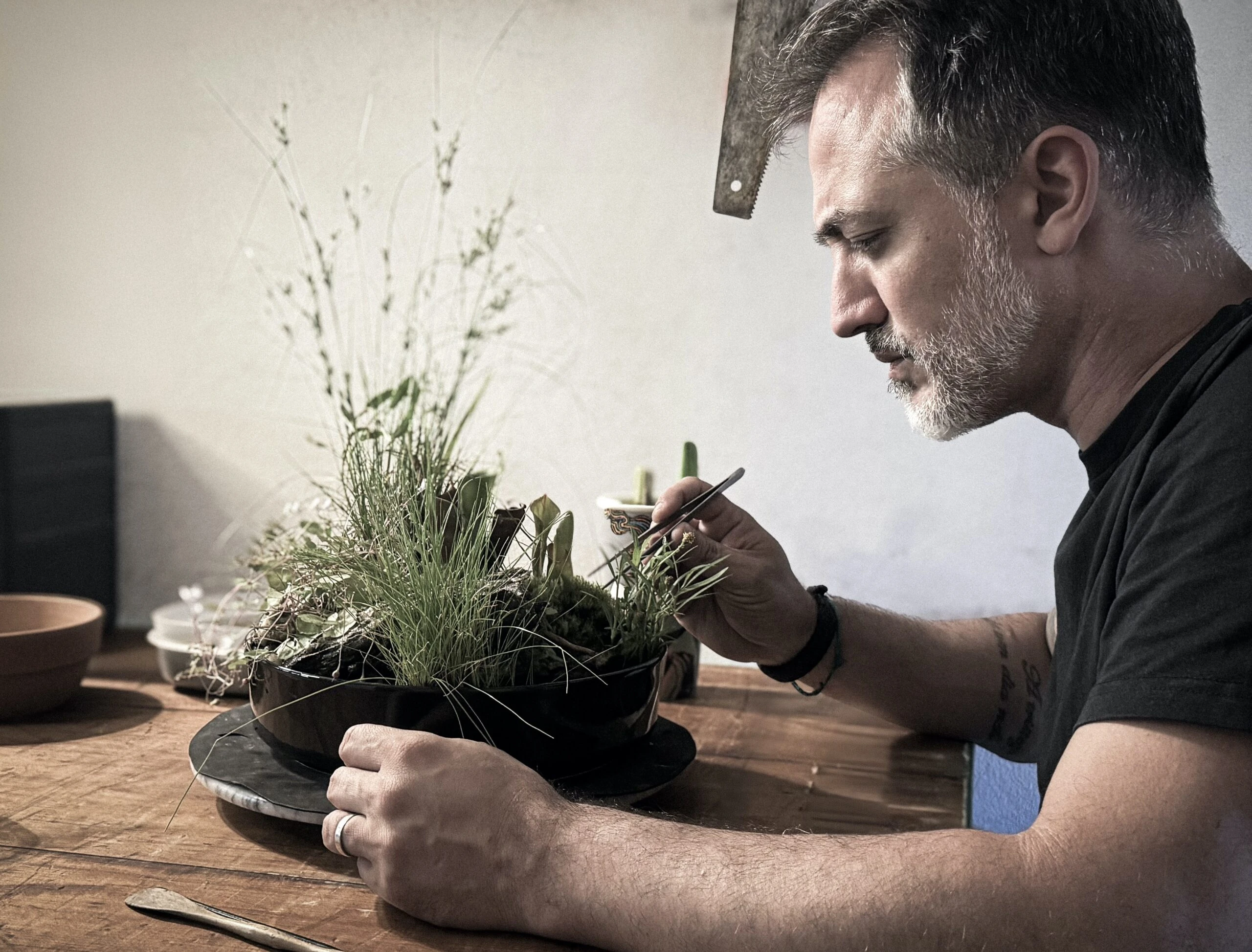 Ramiro Martin es diseñador gráfico, coleccionista de plantas exóticas y creador de Branch.