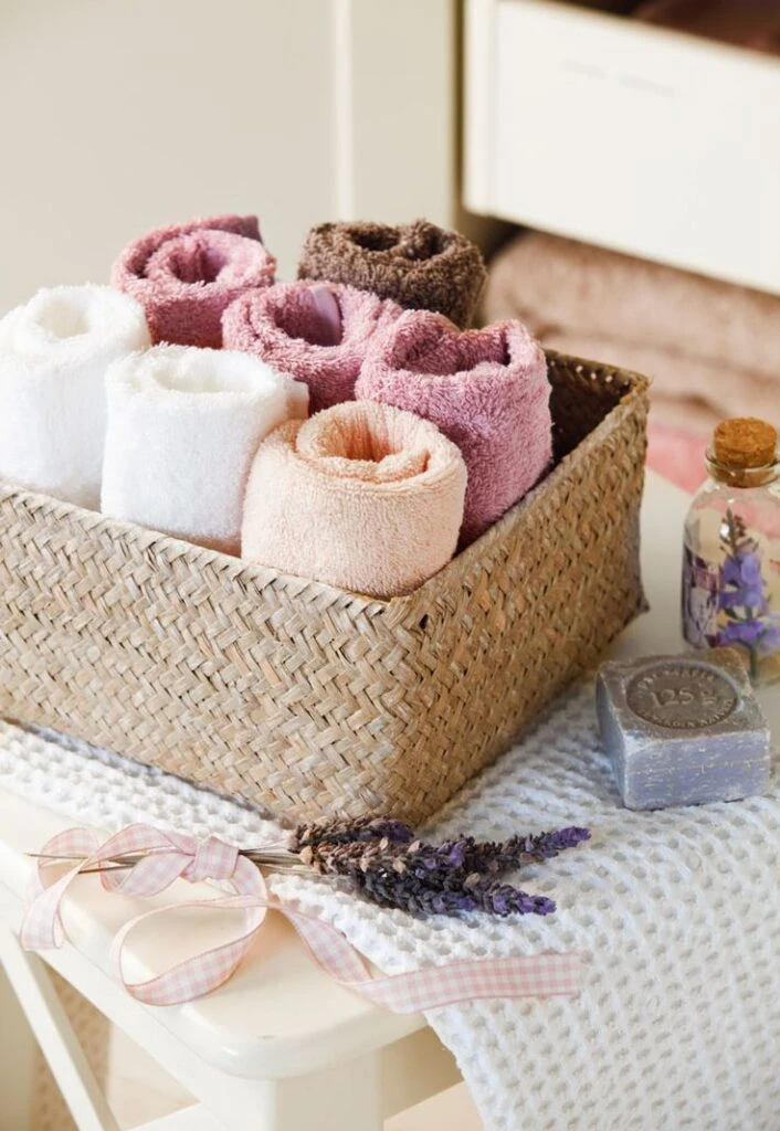 Organización de toallas